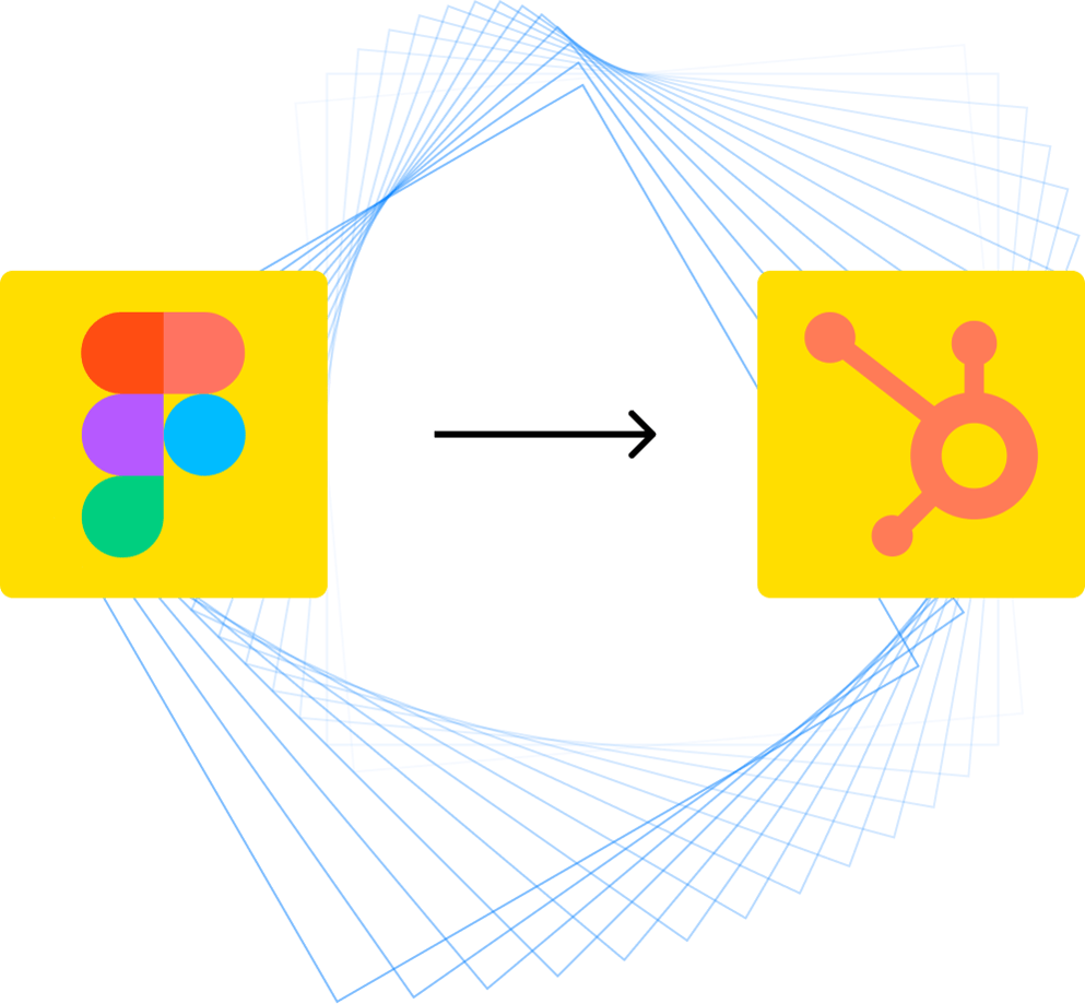 convert figma design to hubspot landing page